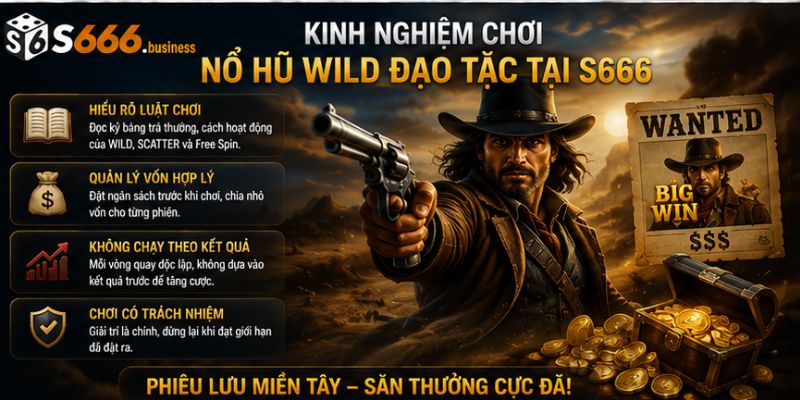 Kinh nghiệm chơi Nổ Hũ Wild Đạo Tặc Tại S666